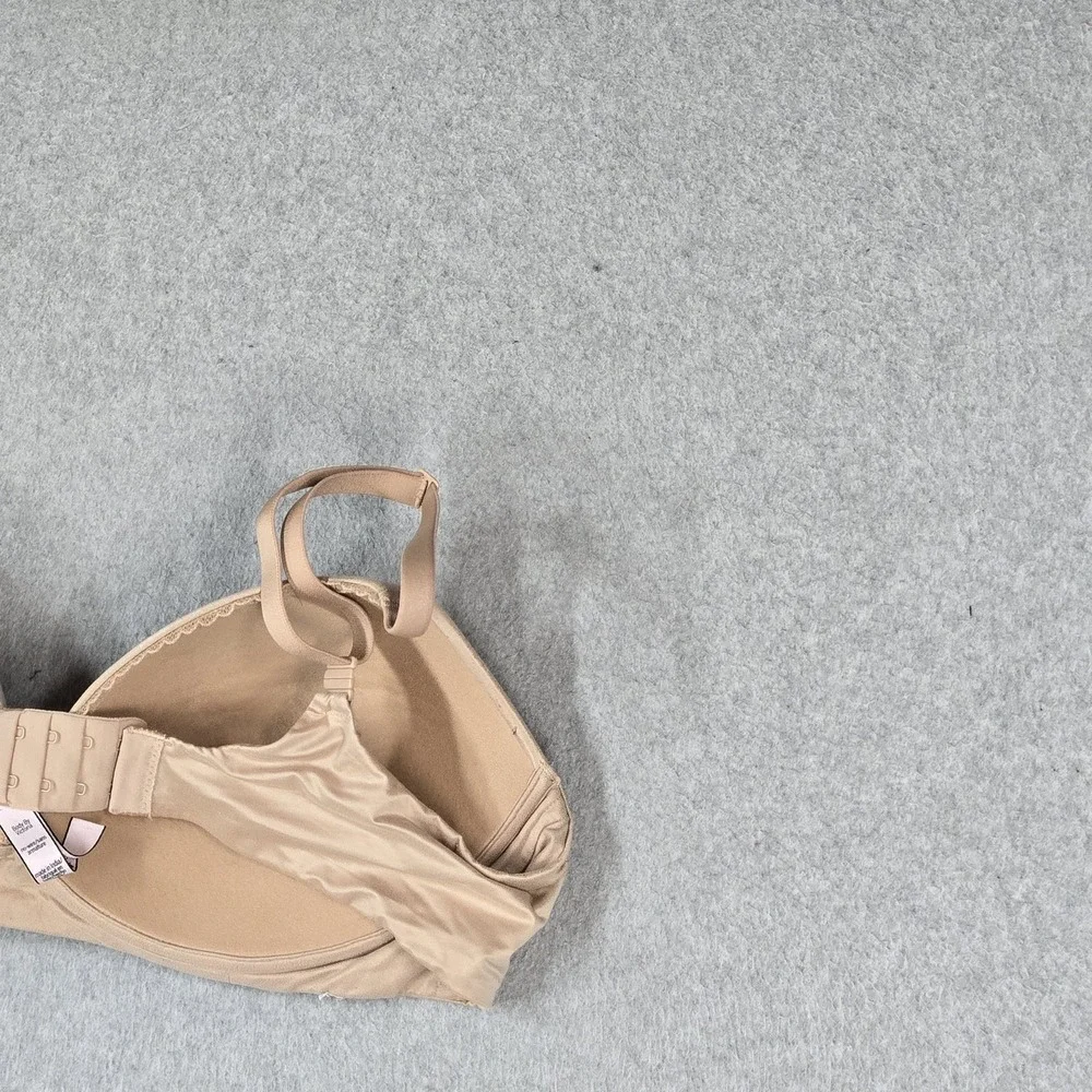 Victoria's Secret Women Bra 38C Beige Body By Victoria T Shirt Wireless